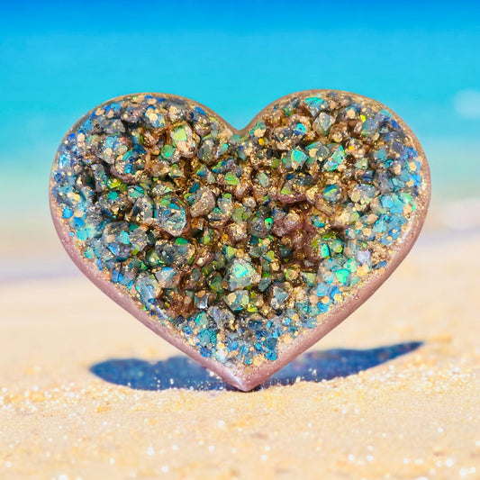 Resin Crystal Heart